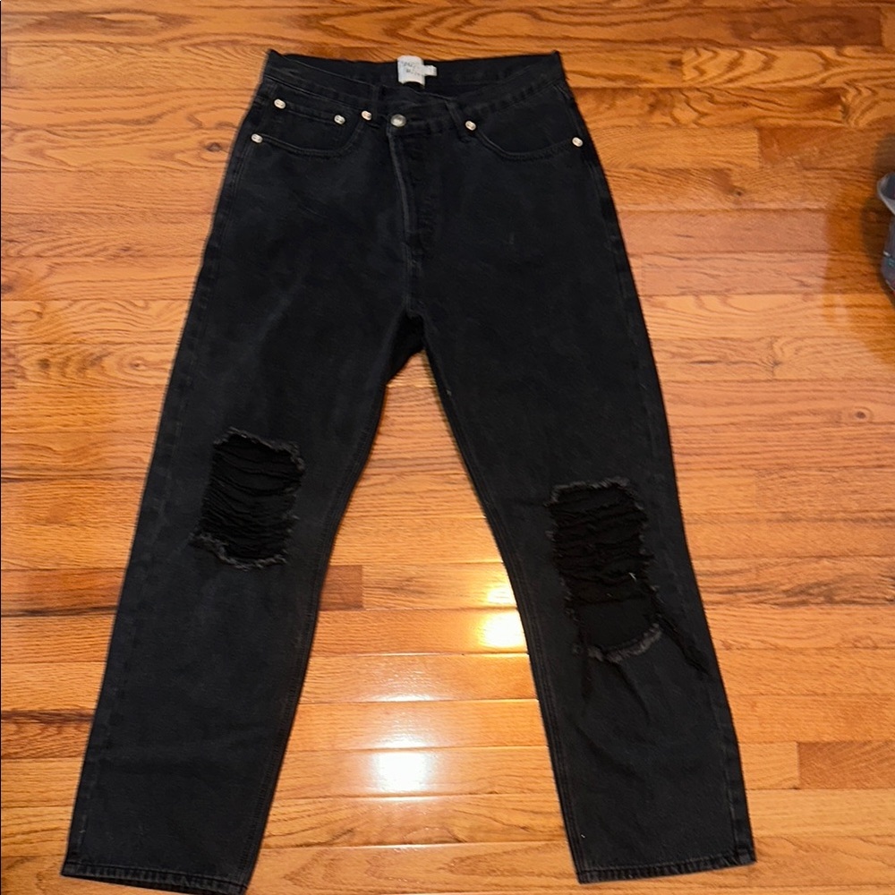 Princess Polly Cross over ripped jeans